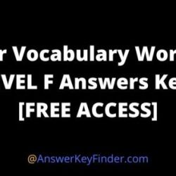 Vocabulary workshop level f unit 11 answers