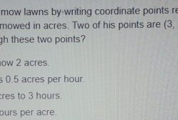 Aaron tracks the time it takes him to mow lawns