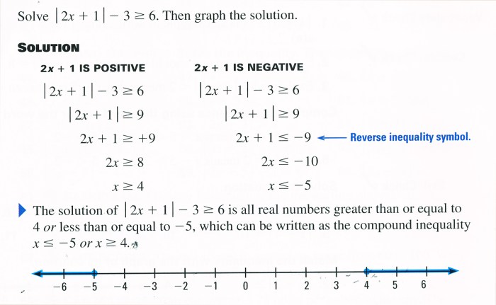 Absolute value equations and inequalities quiz part 2