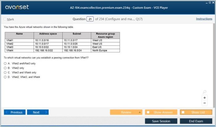 Az-104 renewal exam questions and answers 2023