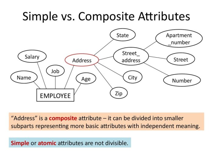 Entity contained attributes